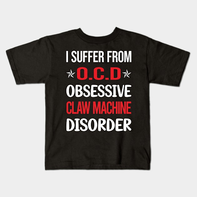 Funny Obsessive 01 Claw Machine Kids T-Shirt by relativeshrimp